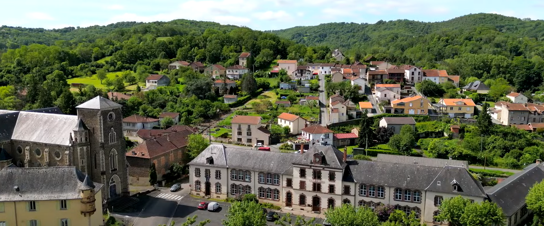 Cransac, vu du ciel